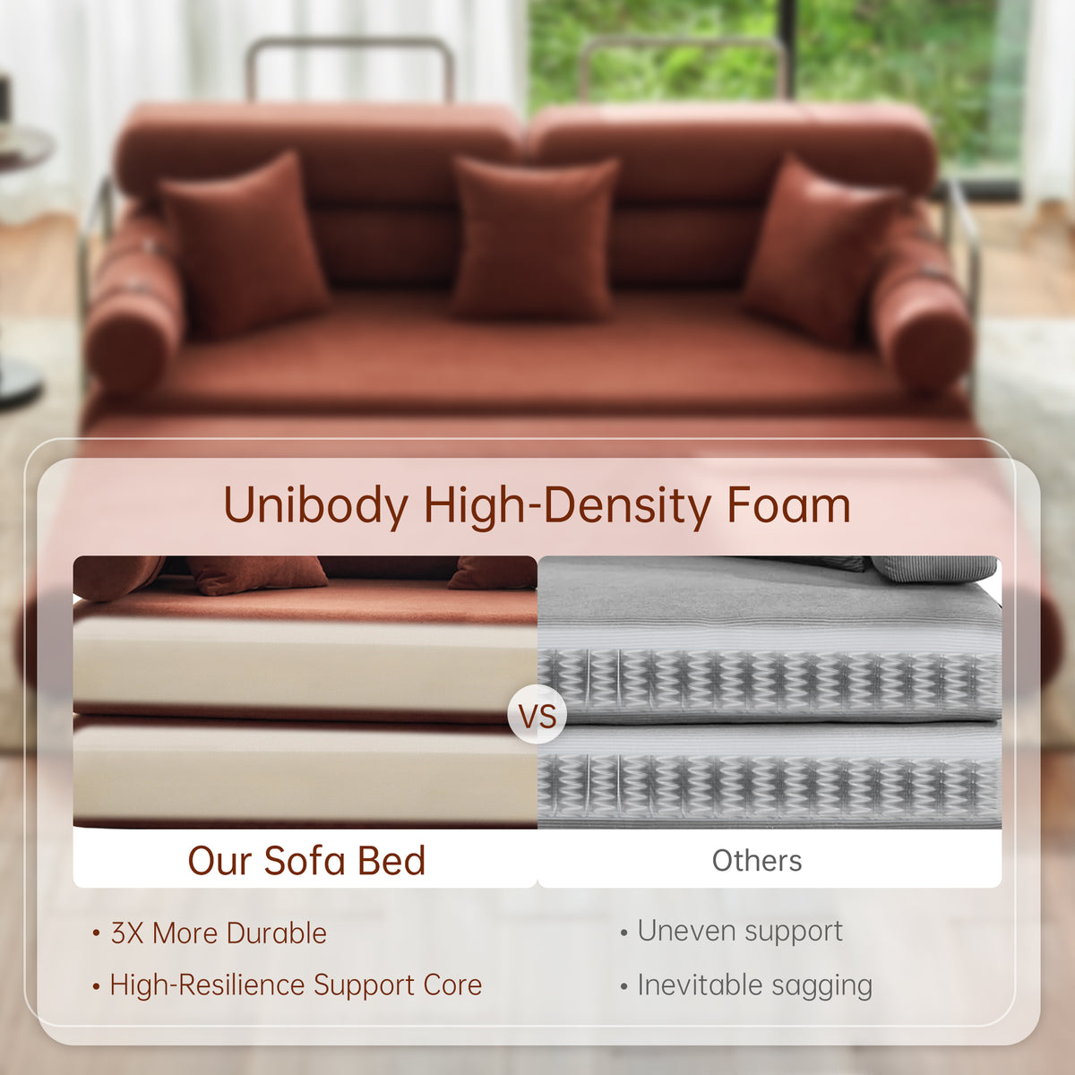 89.41-in Chenille Square Armrest Couch Sofa