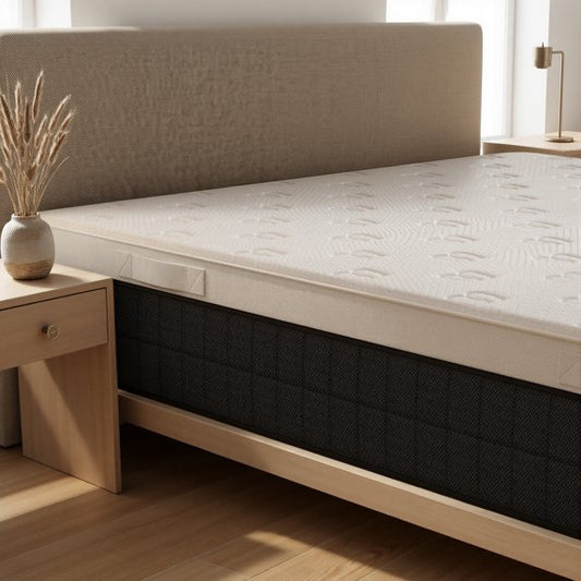 OCAMANY 10" Full Hybrid Mattress, Memory Foam with Pocket Coils, Medium Firm, Mattress in a Box Medium Plush Feel with Motion Isolating, Pressure Relief